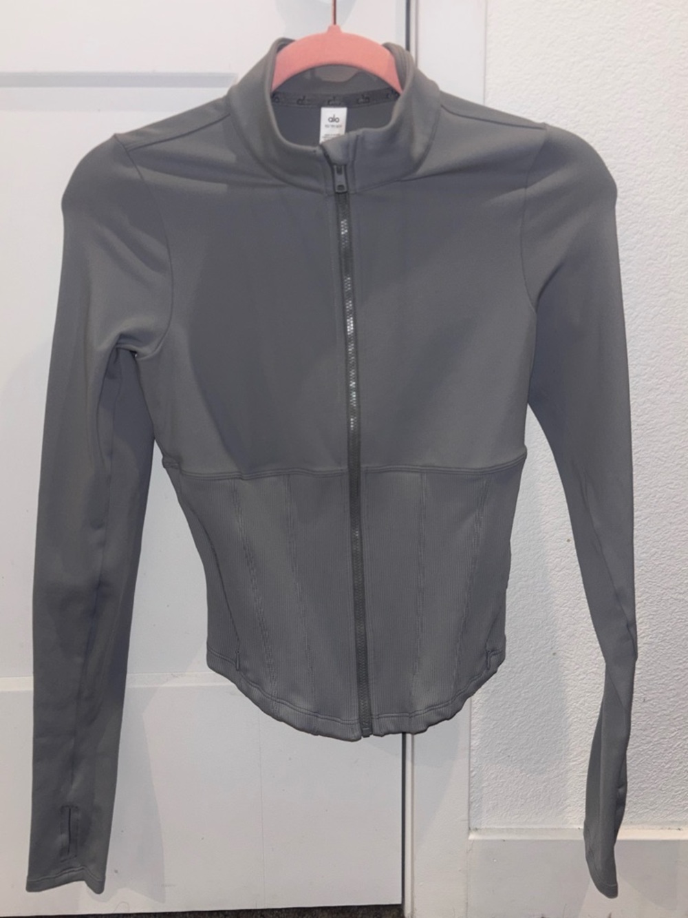 ALO Yoga Corset Jacket- Lunar Grey